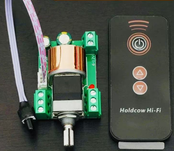 Hi-Fi Audio Infrared Remote Volume Control Adjustable Preamp Board Amplifier