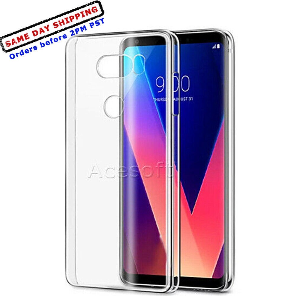 Shockproof Clear Slim Protective Case for Verizon LG V30 VS996