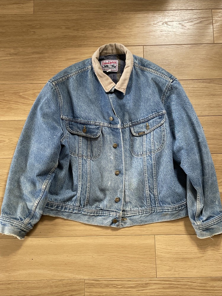 Vintage Lee Storm Rider Denim Jacket - XL (Size 50, US)