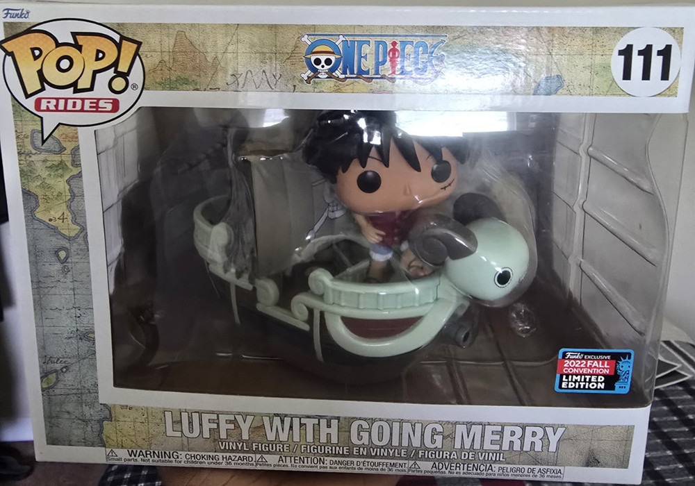 Funko Pop! Rides One Piece Monkey D. Luffy with Going Merry #111 2022 Fall