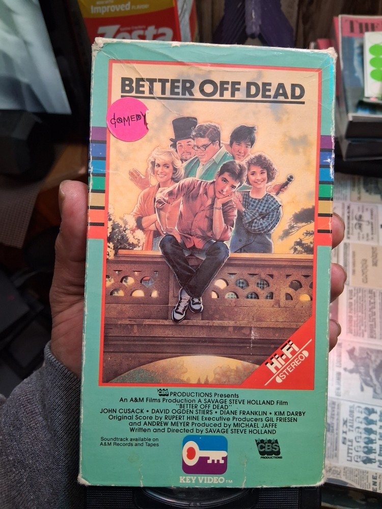 Better Off Dead Vhs Key Video