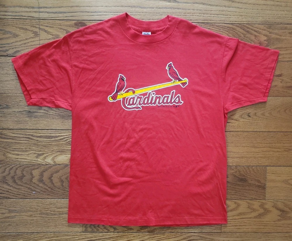 Vintage 80s St. Louis Cardinals T-Shirt Men XL USA Made Single Stitch 1987