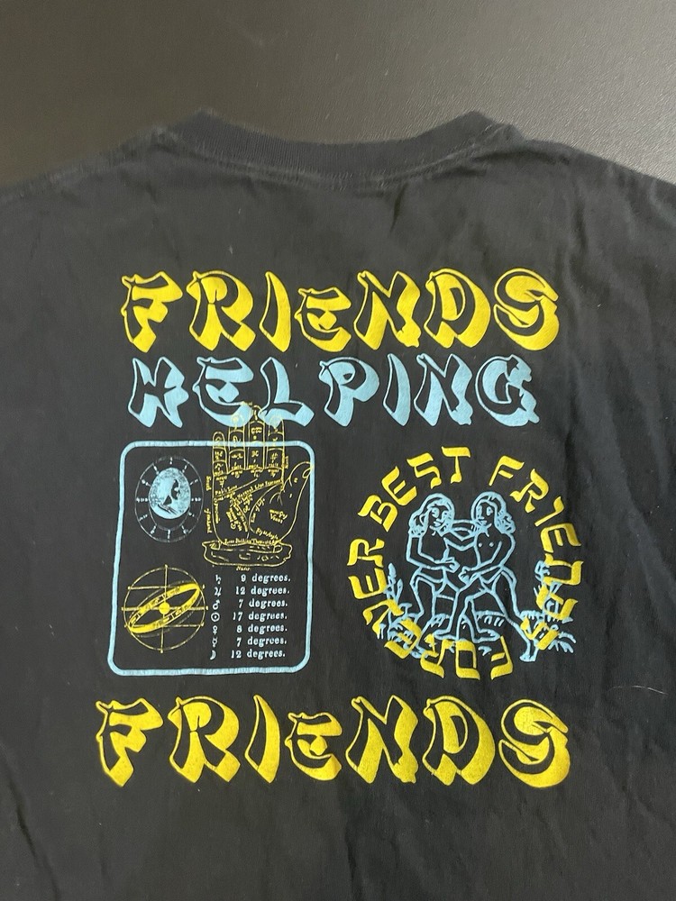 Beautiful Friends Shirt Men’s L Friends Helping Friends Asian Style Logo 116