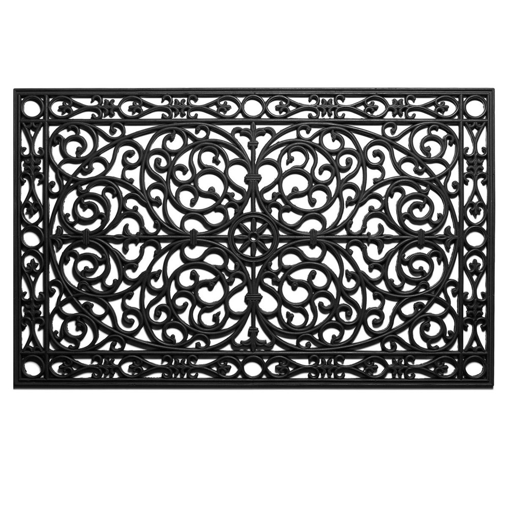 Gatsby Rubber Doormat 2x3 Feet, Durable and Stylish Entryway Mat for Indoor/Outdoor Use, 900222436