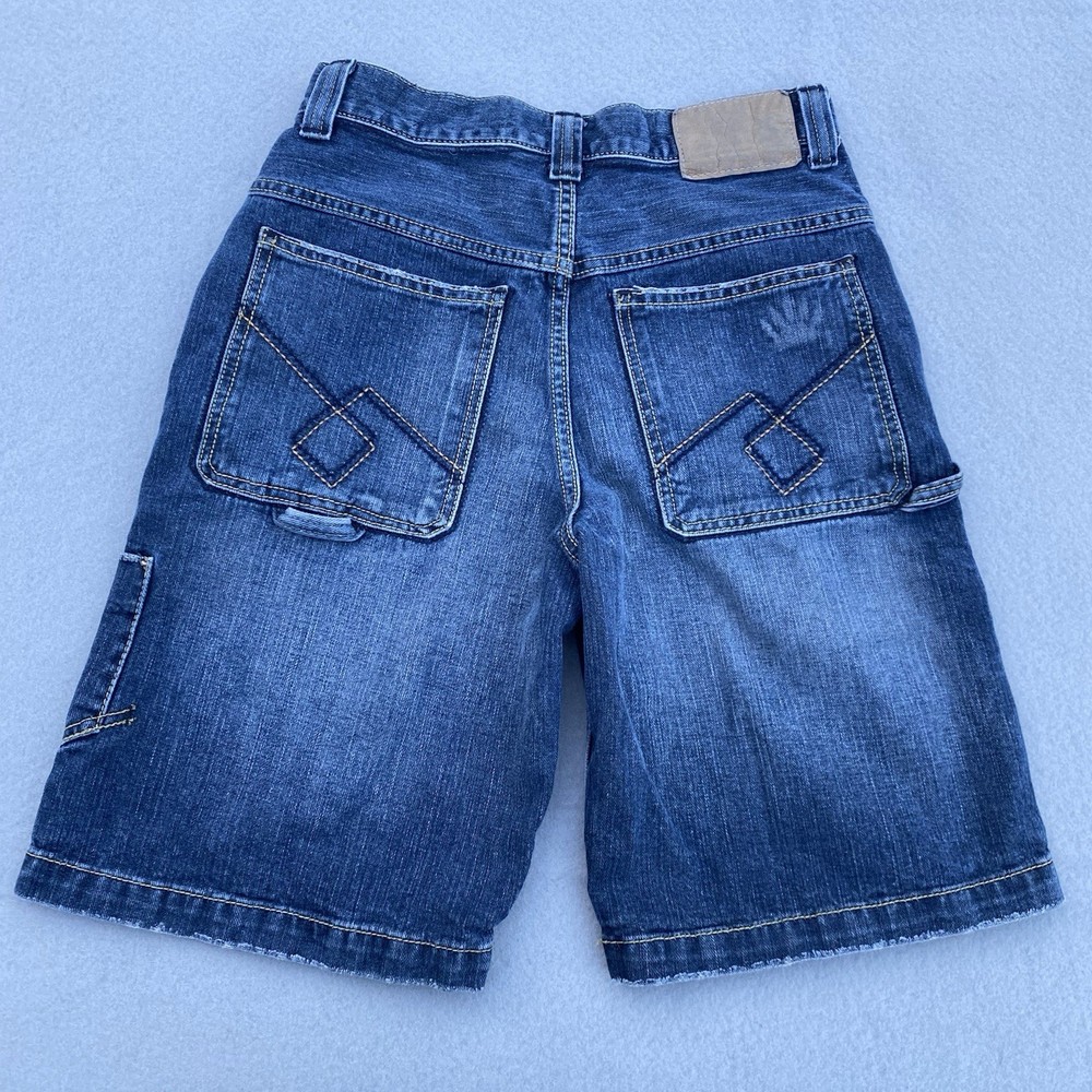 VTG Jnco Shorts Size 14 Premium Cooper Carpenter Denim Jean Baggy Skater Y2K