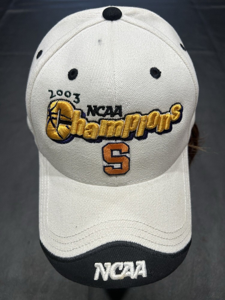 2003 NCAA Final Four Vintage Syracuse Orange Men Champions Hat. Carmelo Anthony!