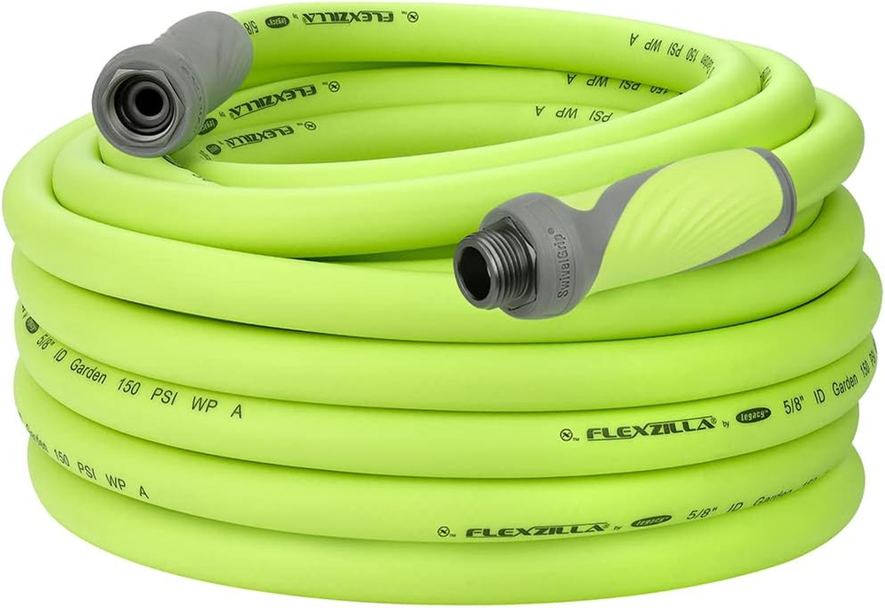 Heavy Duty 75 Ft Lightweight Drinking Garden Hose with Swivelgrip 5/8 In