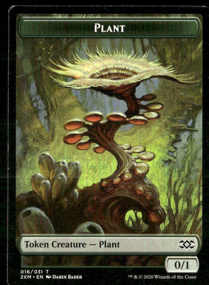2020 Double Masters Tokens Plant Token/Common #16