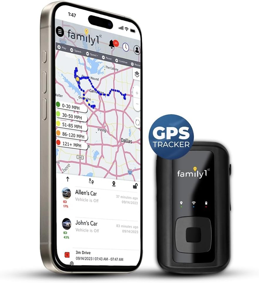 Family1st Car GPS Tracker for Vehicles, Teens, and Loved Ones