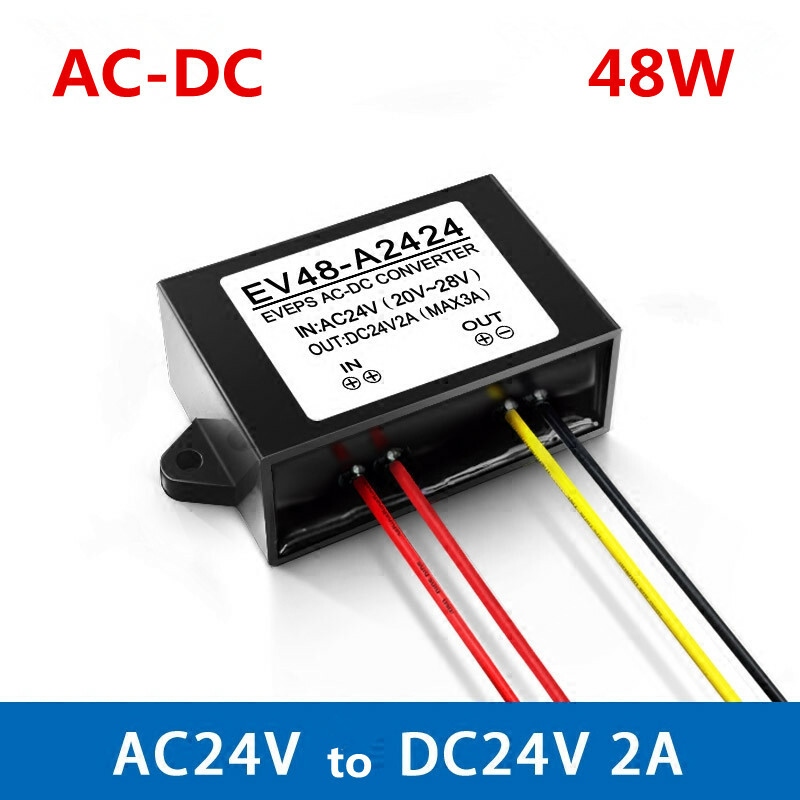 AC20-28V to DC24V 2A 48W AC-DC Power Converter Regulator Module-image