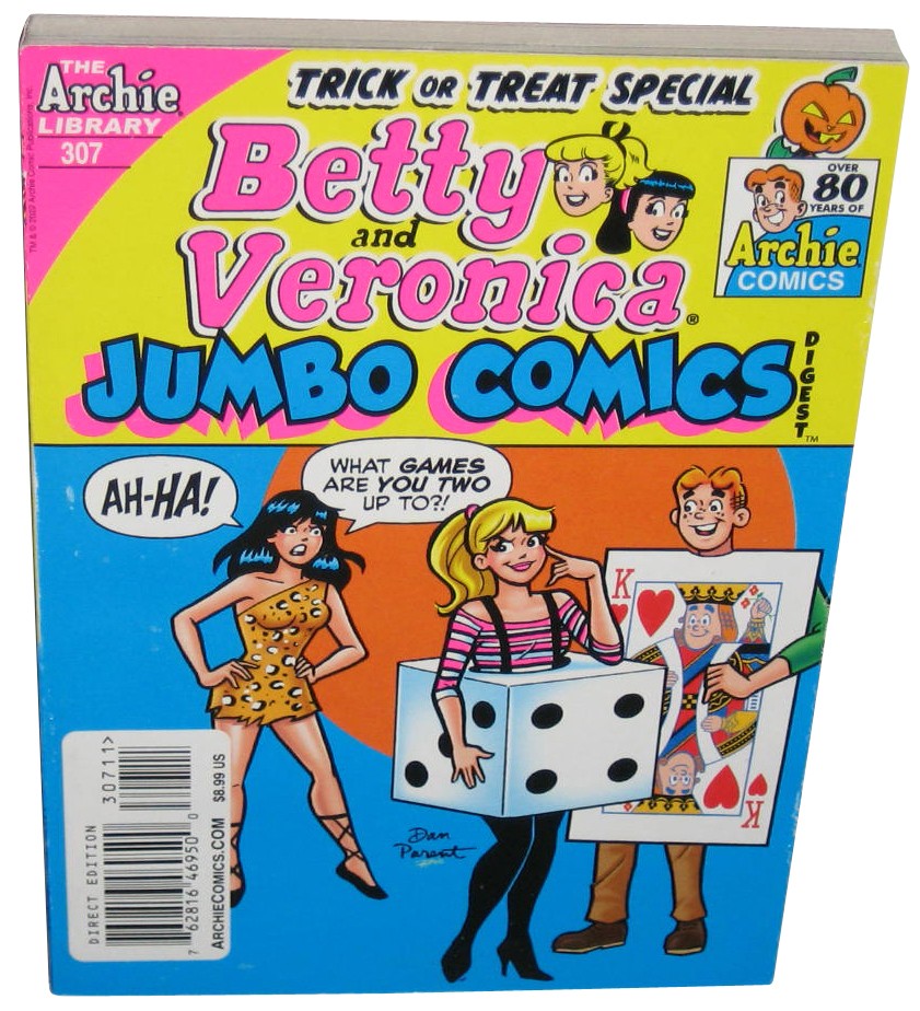 Archie Library Betty & Veronica Jumbo Comics Paperback Magazine Book #307