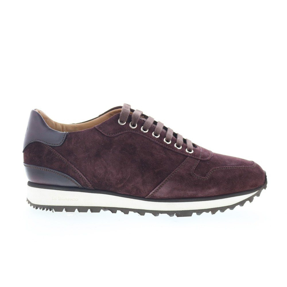 Di Bianco SB308 Mens Burgundy Suede Lace Up Lifestyle Sneakers Shoes 9