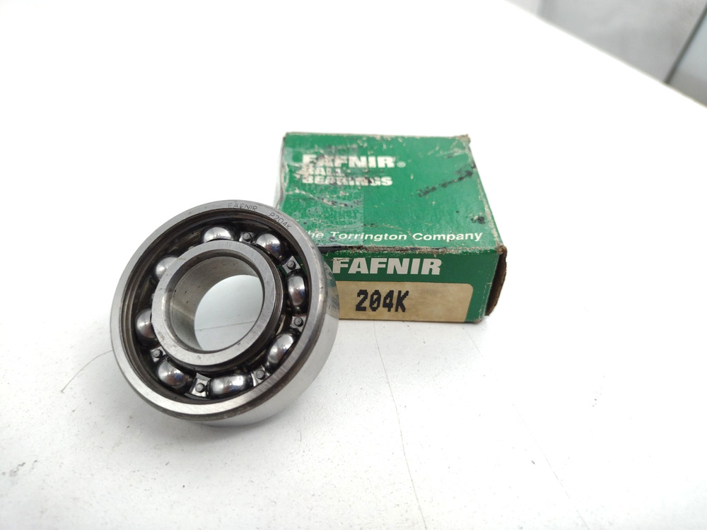 *** Fafnir 204K Radial Deep Groove Ball Bearing 0.7874 inch Bore