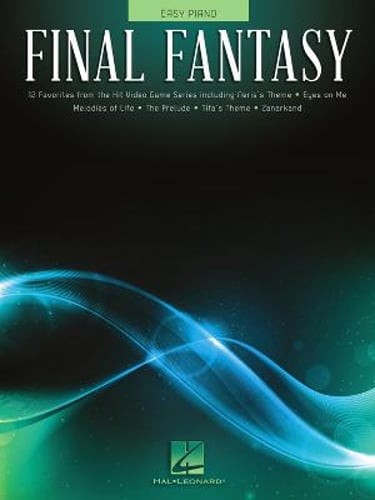 Final Fantasy Easy Piano Songbook 12 Video Game Sheet Music Favorites Including