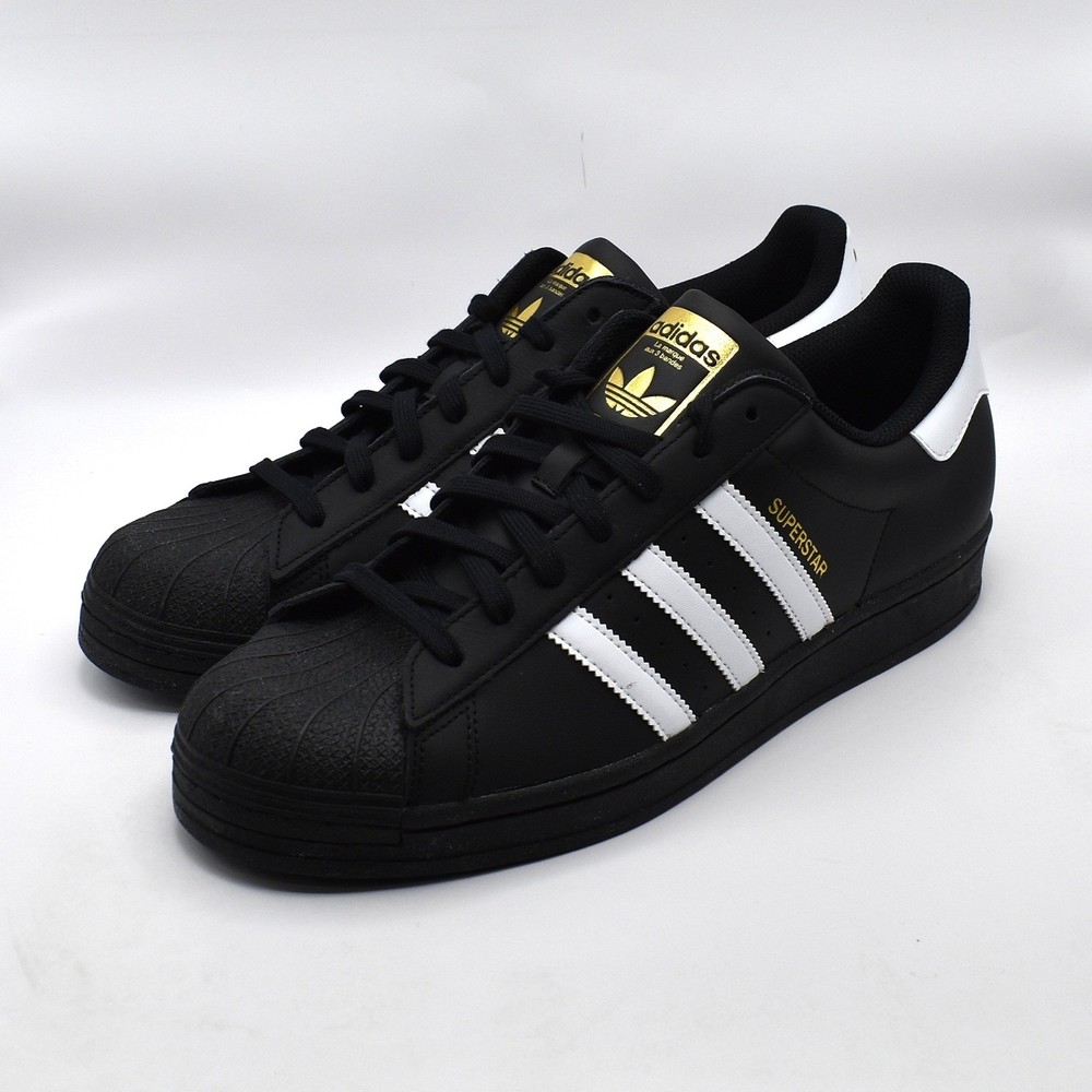 Adidas Originals Superstar Shoes Sneakers Mens Size 12 Black White NWT EG4959