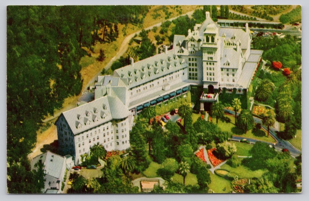 Hotel Claremont Berkeley California Mirro-Krome Postcard Aerial View
