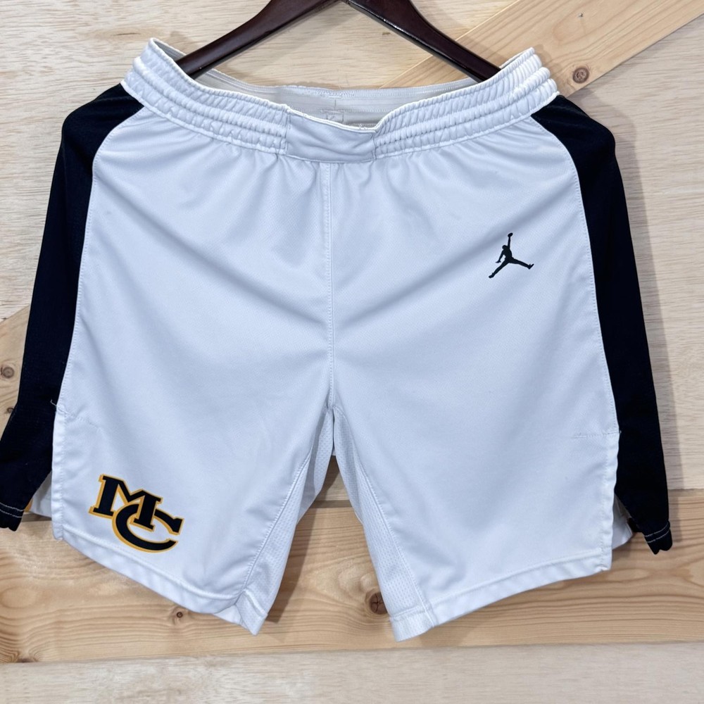 Nike Dri-Fit Jordan Men's Shorts Medium Basketball Air Jordan White Black