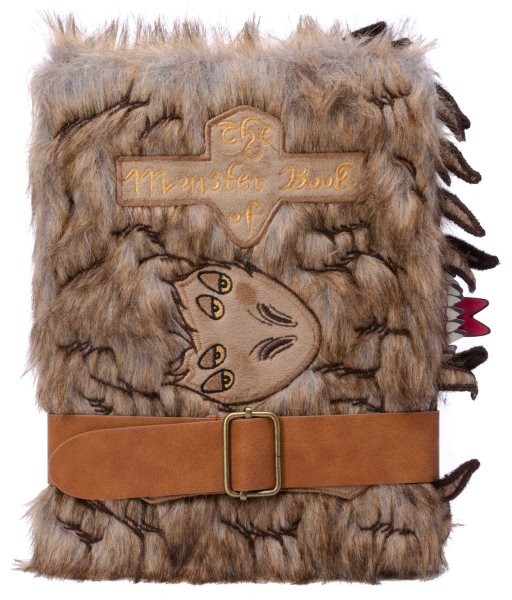 Monster Book of Monsters Plush Journal, Hardcover by Insights (COR), Like New...