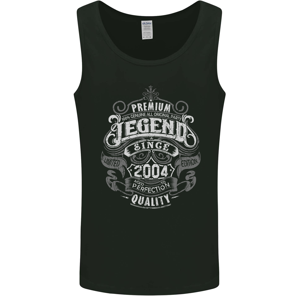 Premium Legend 21st Birthday 2004 Mens Vest Tank Top