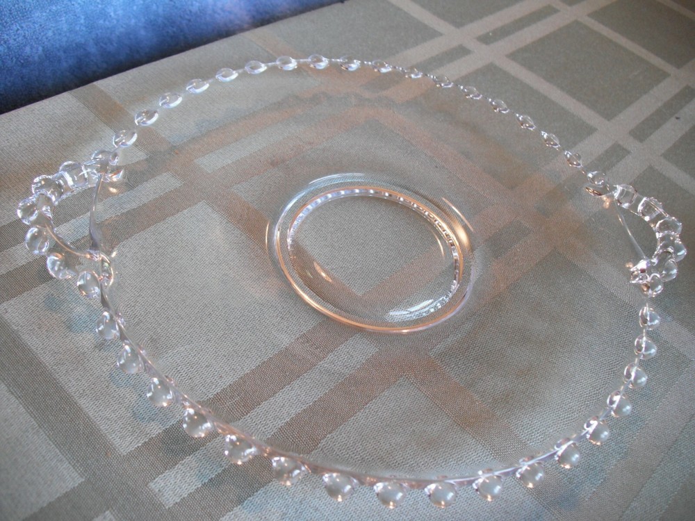 Imperial Candlewick Two Handle 7 Inch Plate