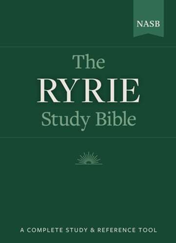 NASB Ryrie Study Bible in Burgundy Genuine Leather with Red Letter Text by Charles C. Ryrie