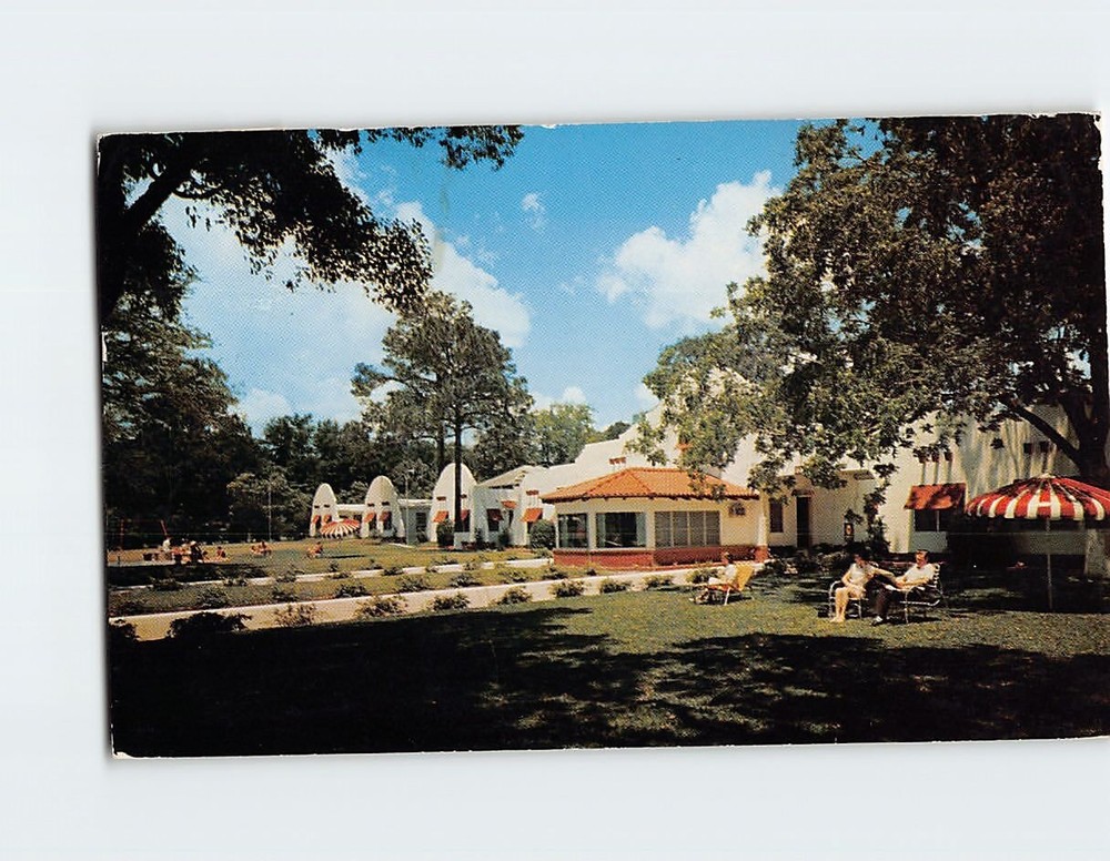 Postcard Alamo Plaza Hotel Courts Gulfport Mississippi USA