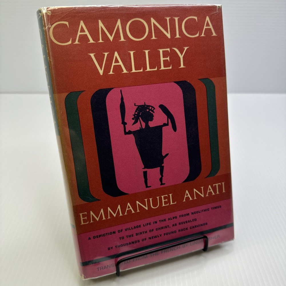 Camonica Valley Emmanuel Anati First American Edition 1961 HC Alfred A. Knopf