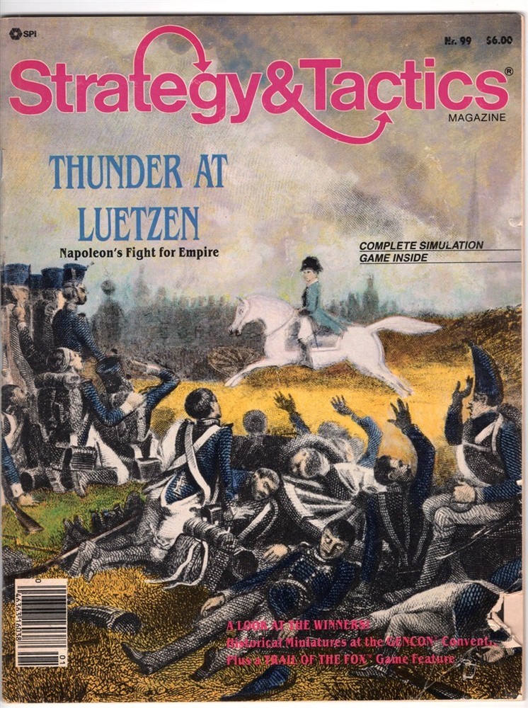 Strategy & Tactics #99 Thunder at Luetzen Magazine War Game Unpunched