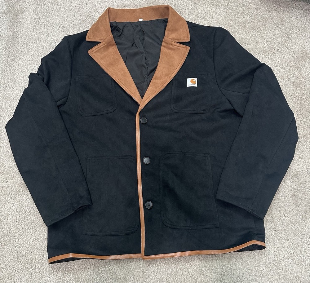 Vintage Carhartt Wool Blazer Coat Mens Workwear Jacket