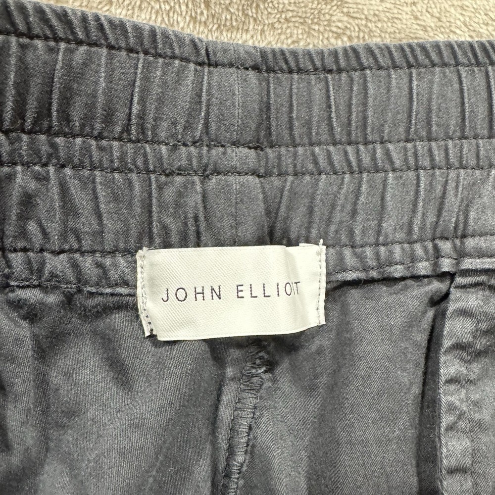 John Elliott Sateen Cargo Pants Black Size 4  EUC