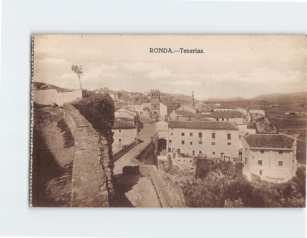 Postcard Tenerias Ronda Spain