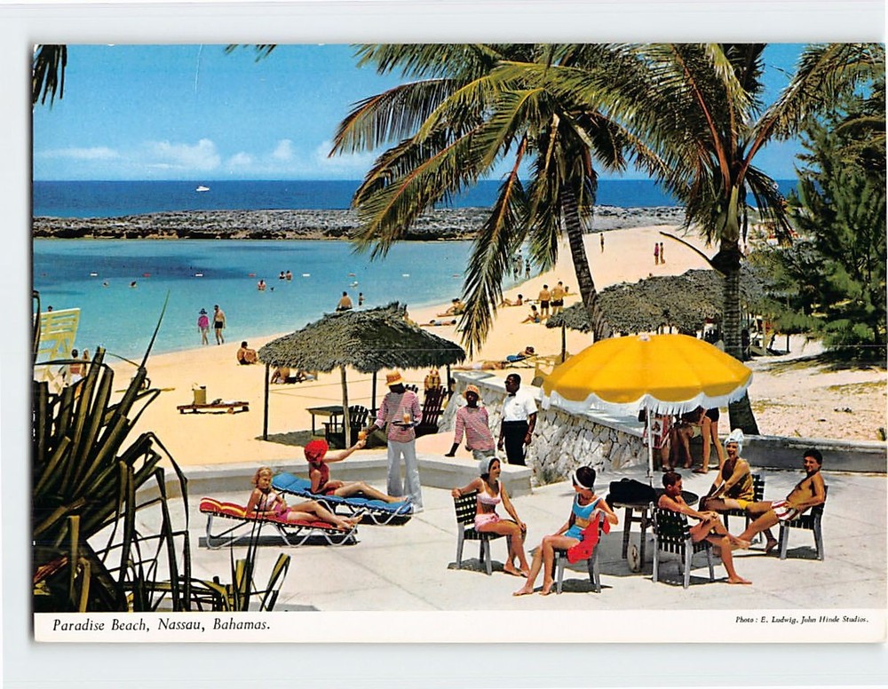Postcard Paradise Beach Nassau Bahamas