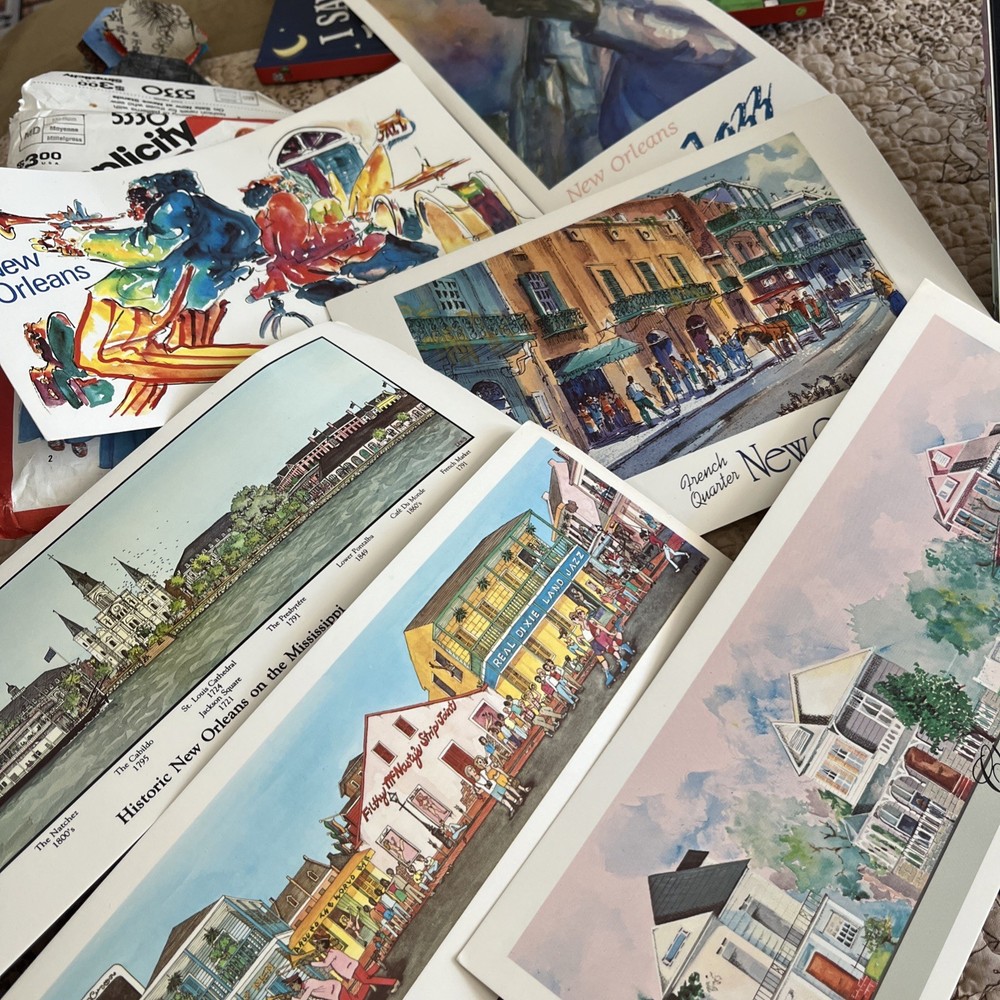 Vintage New Orleans LA Postcards Nola Lot of 6