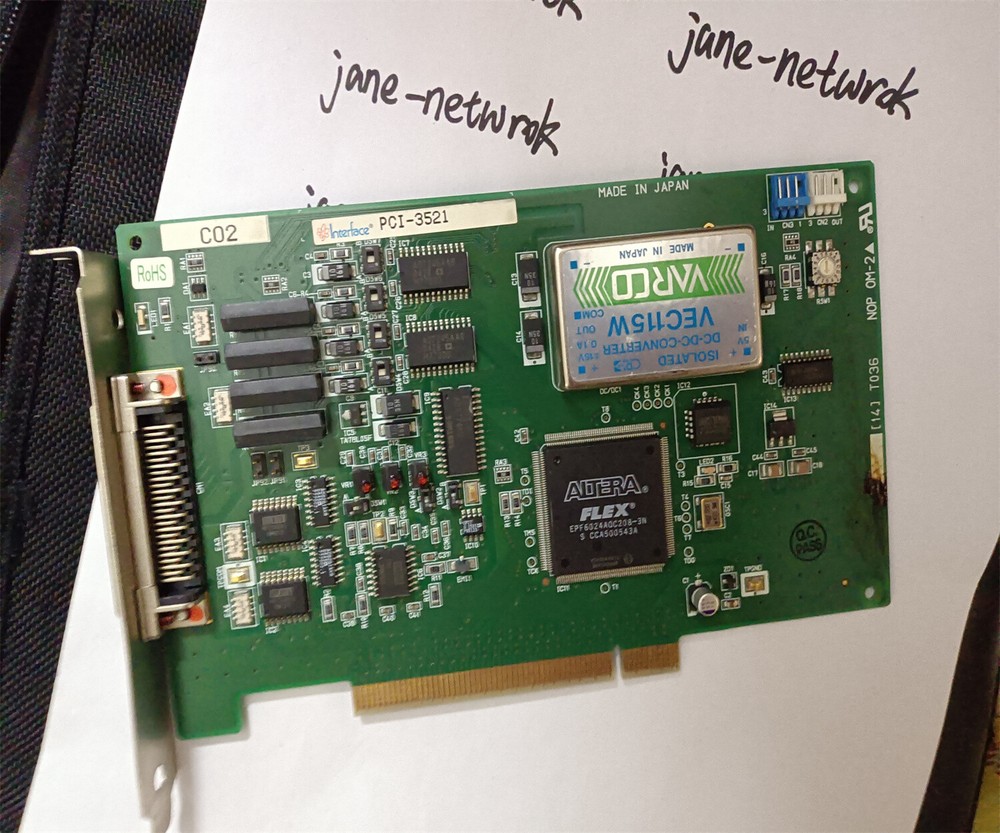 1PCS USED PCI-3521 Have warranty (DHL or Fedex shipping)
