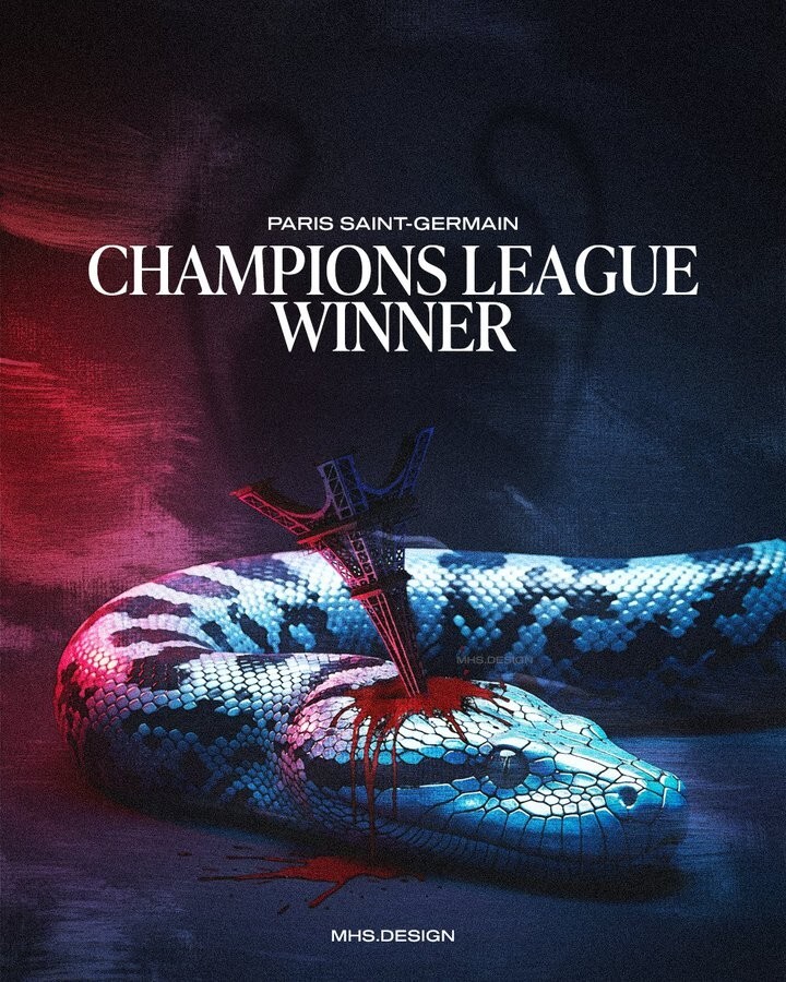 Paris Saint-Germain Wins UEFA Champions League 2025 Defeating Snake