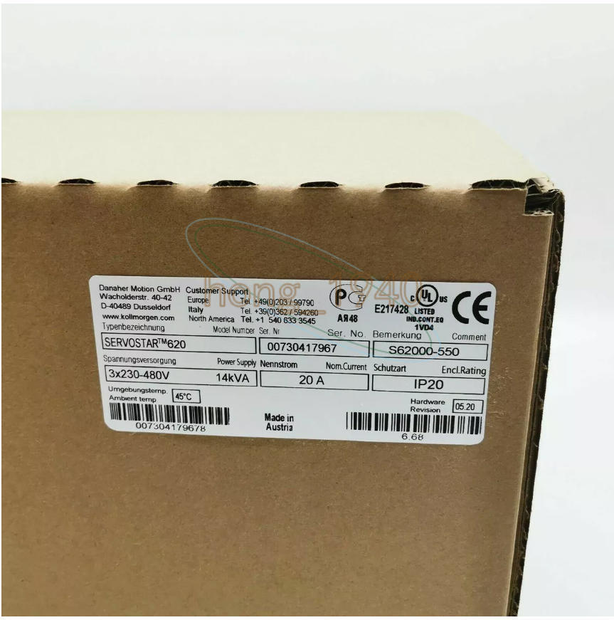 1PC New Kollmorgen SERVOSTAR 620 S62000-550 servo drive