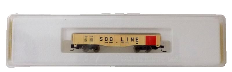 Marklin Mini Club Soo Line Gondola  Z Scale 8642 in Box Cream Color