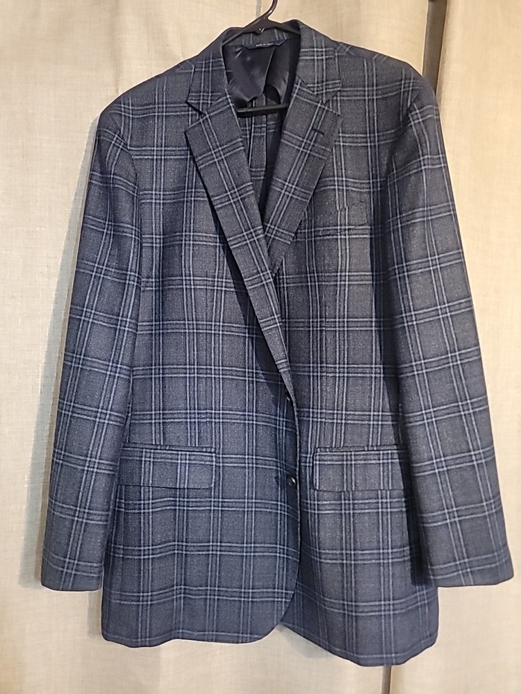 Brooks Brothers Madison 1818 Blazer Wool Silk Blend Career Preppy Mens 44L