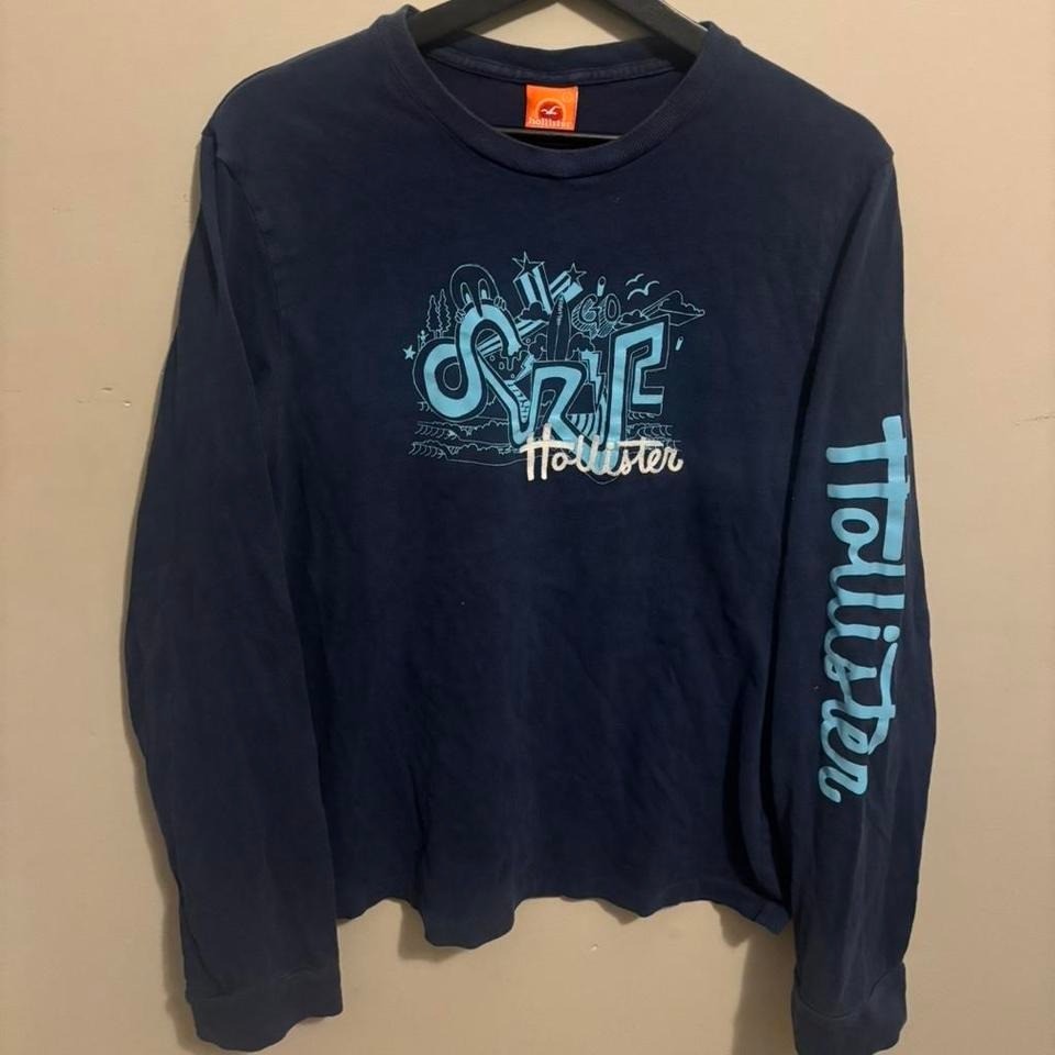 Y2K Surf-Wear Hollister Long Sleeve Graphic Tee