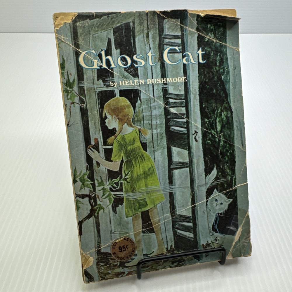 Ghost Cat Helen Rushmore First Print 1971 PB Scholastic Vintage Childrens Book