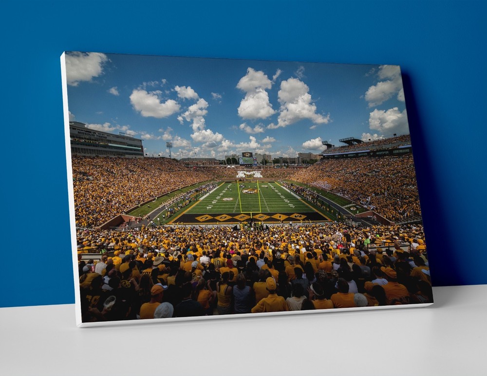 Missouri Football Stadium Poster or Canvas - Missouri Tigers Football Wall Art