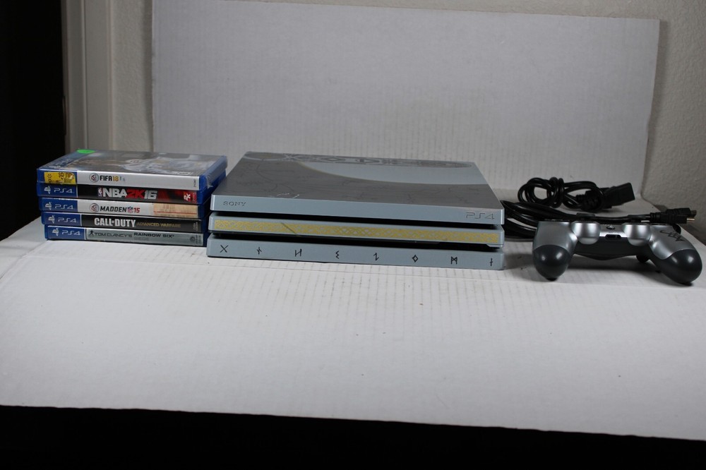 Sony PlayStation 4 Pro PS4 1TB God of War Limited Edition Console Gaming System