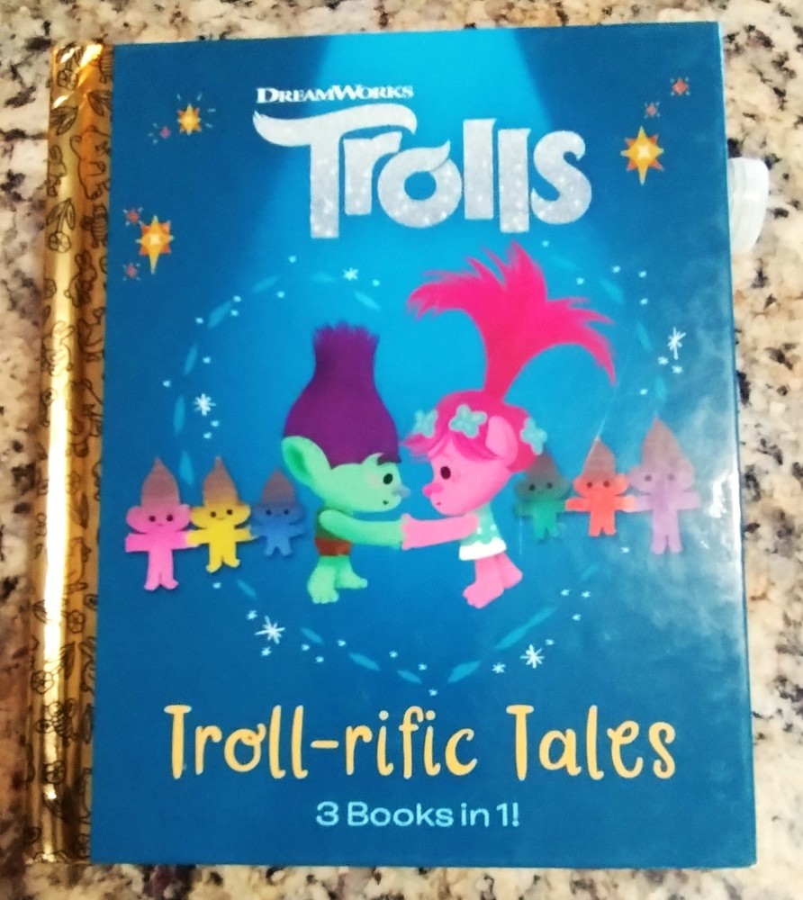 Dreamworks Trolls - Troll-Rific Tales -- Little Golden Books Ages 2-5 years