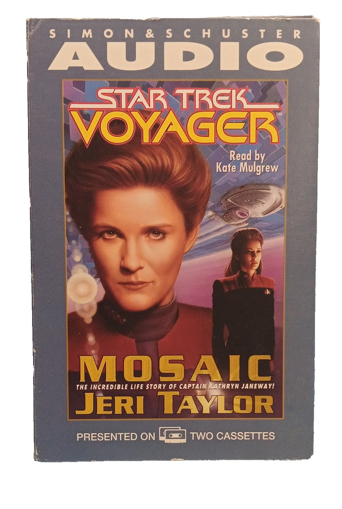 Star Trek Voyager Mosaic Audio Cassette Jeri Taylor 1996 Abridged Kate Mulgrew
