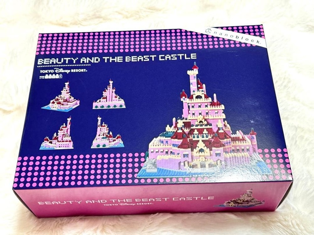 Tokyo Disney Nanoblock Beauty and the Beast Castle  Unopened Plastic Packaging