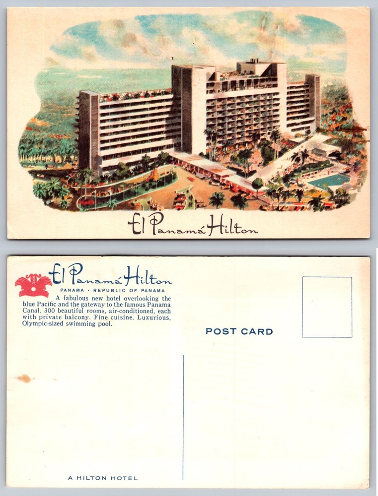 El Panama Hilton Hotel Panama Postcard