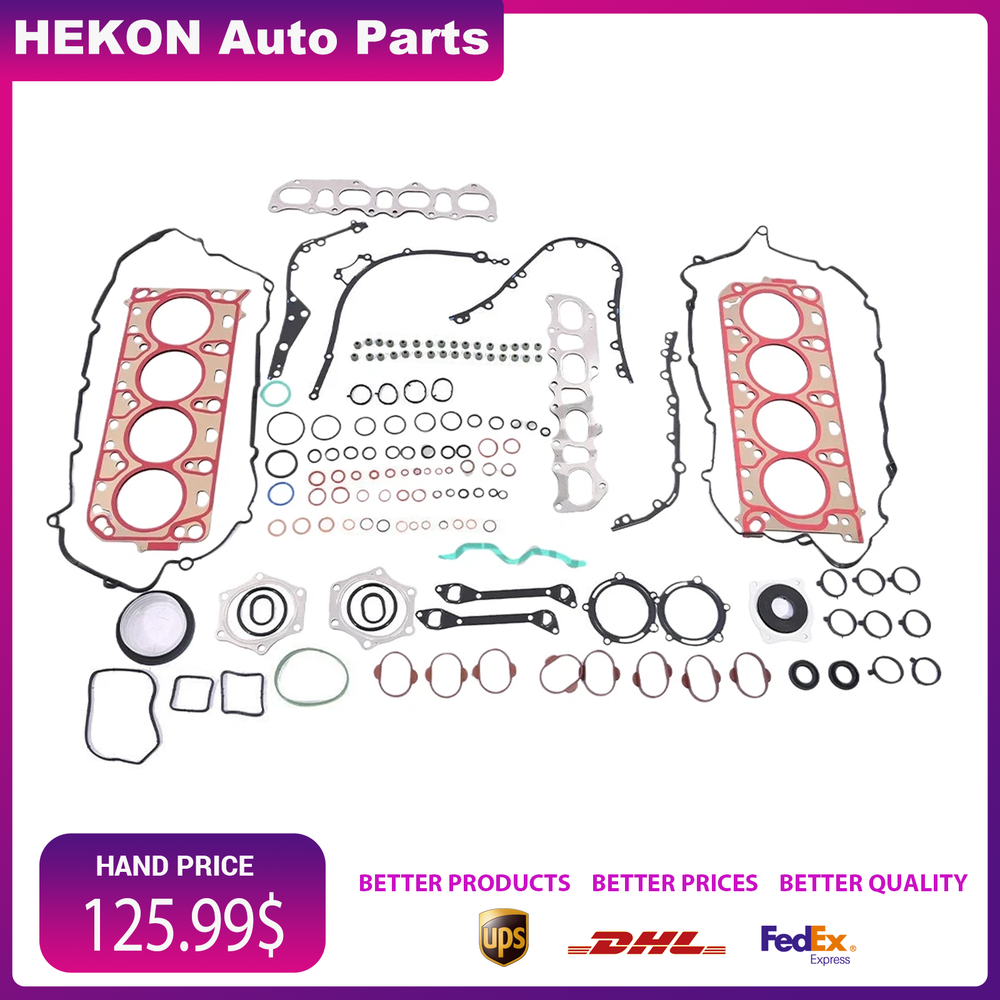 Engine Full Head Gasket Set For Porsche Cayenne Panamera S 4.8L V8 2007-2019