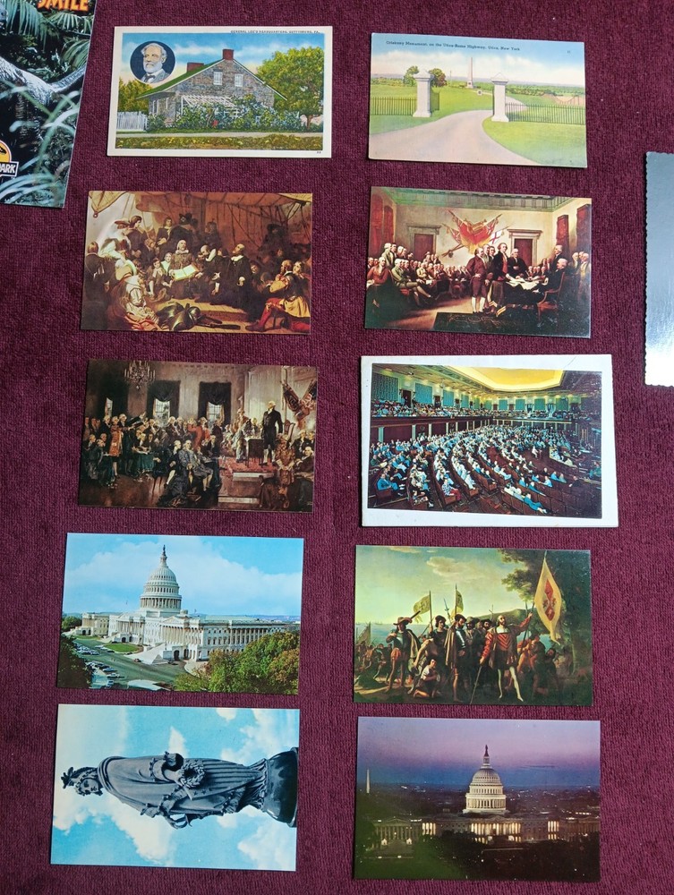 12 Vintage Postcards of Washington D. C. with Envelope for Storage