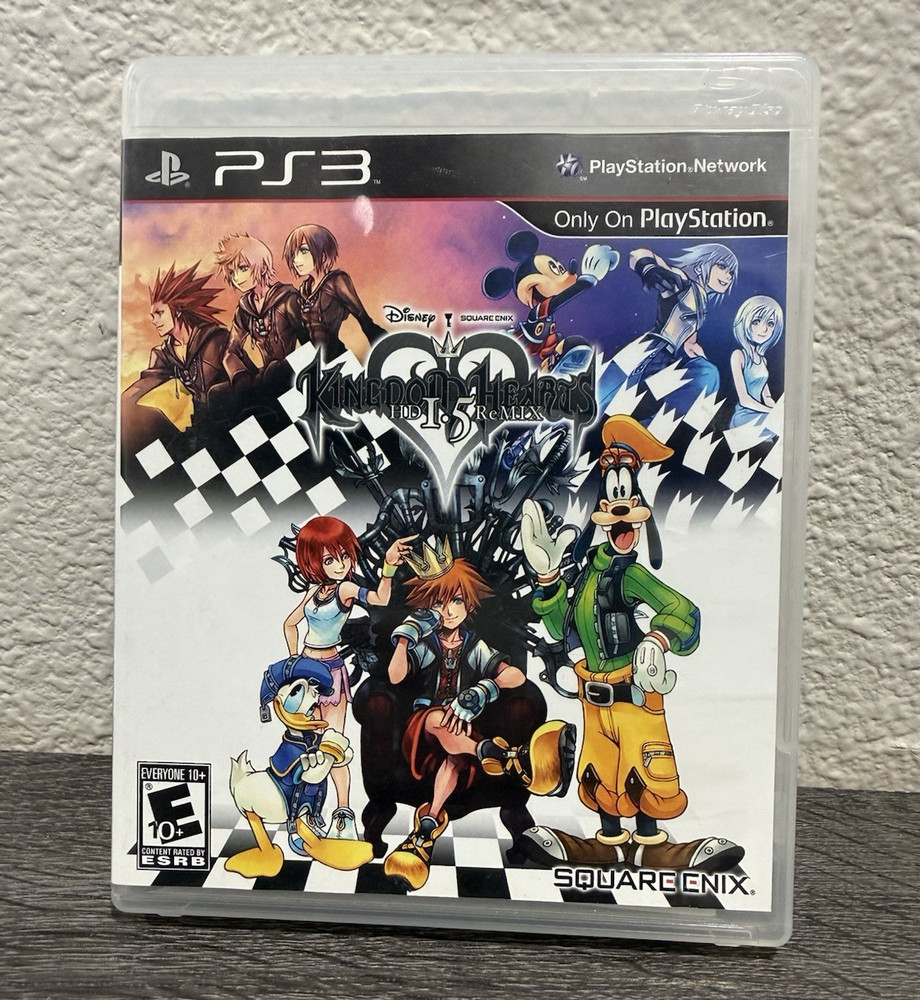Kingdom Hearts HD 1.5 ReMIX PS3 Complete CIB Square Enix Disney RPG
