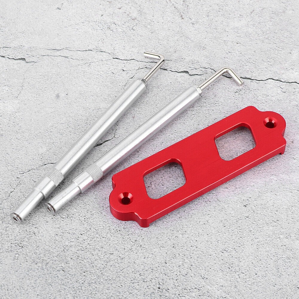 Battery Tie Down Kit Hold Down Rod Bracket with Hooks Fit for  / CRX